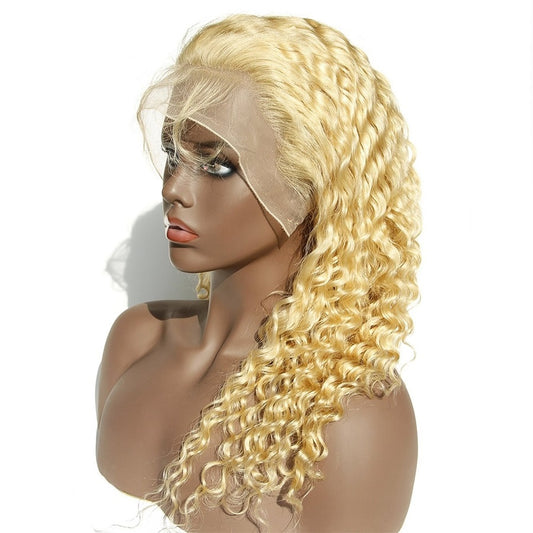 BLONDE DEEP WAVE LACE FRONTAL WIGS