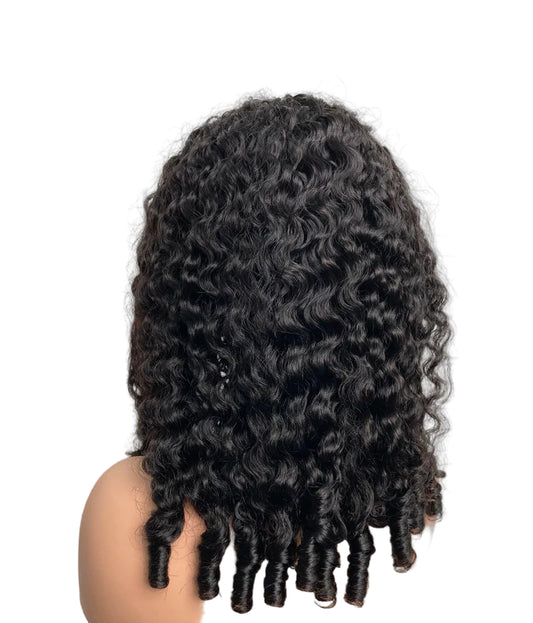Burmese Curly Half Wigs
