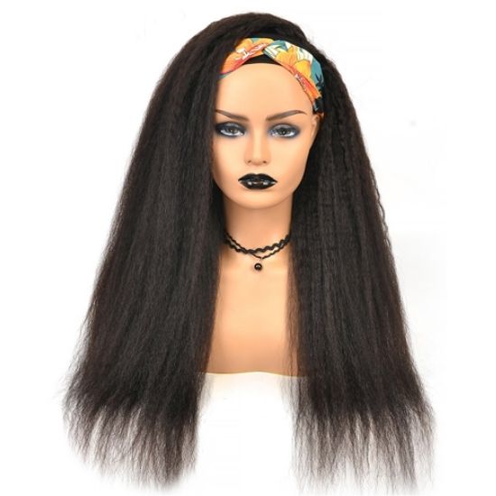 Kinky Straight Headband Wigs