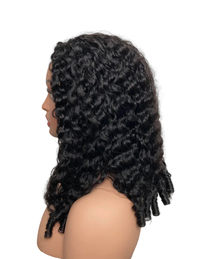 Burmese Curly Half Wigs